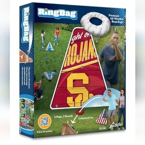 Ring Bag Game NCAA USC Trojans New In Box 2 Boards, 6 Bags